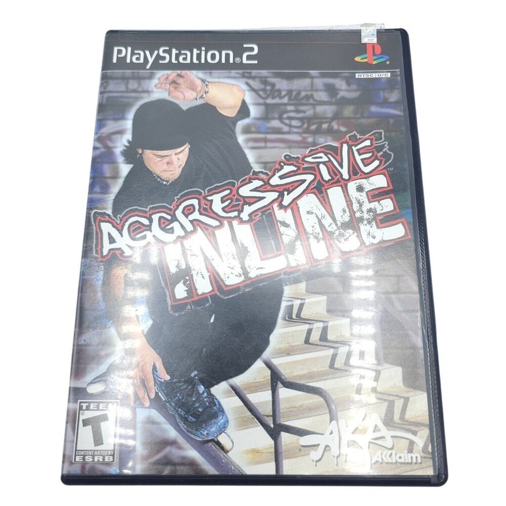 Aggressive Inline Playstation 2 Includes Case Disc and Manual